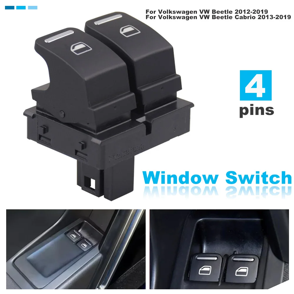Enhanced Power Window Switch Glass Lifter Control Button