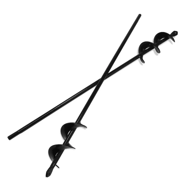 Ground Drill Bit Spiral Blade Planting Flowers Grass And Vegetables Spiral Rod Hemp Garden Forest Greening Loose Soil Drill 6