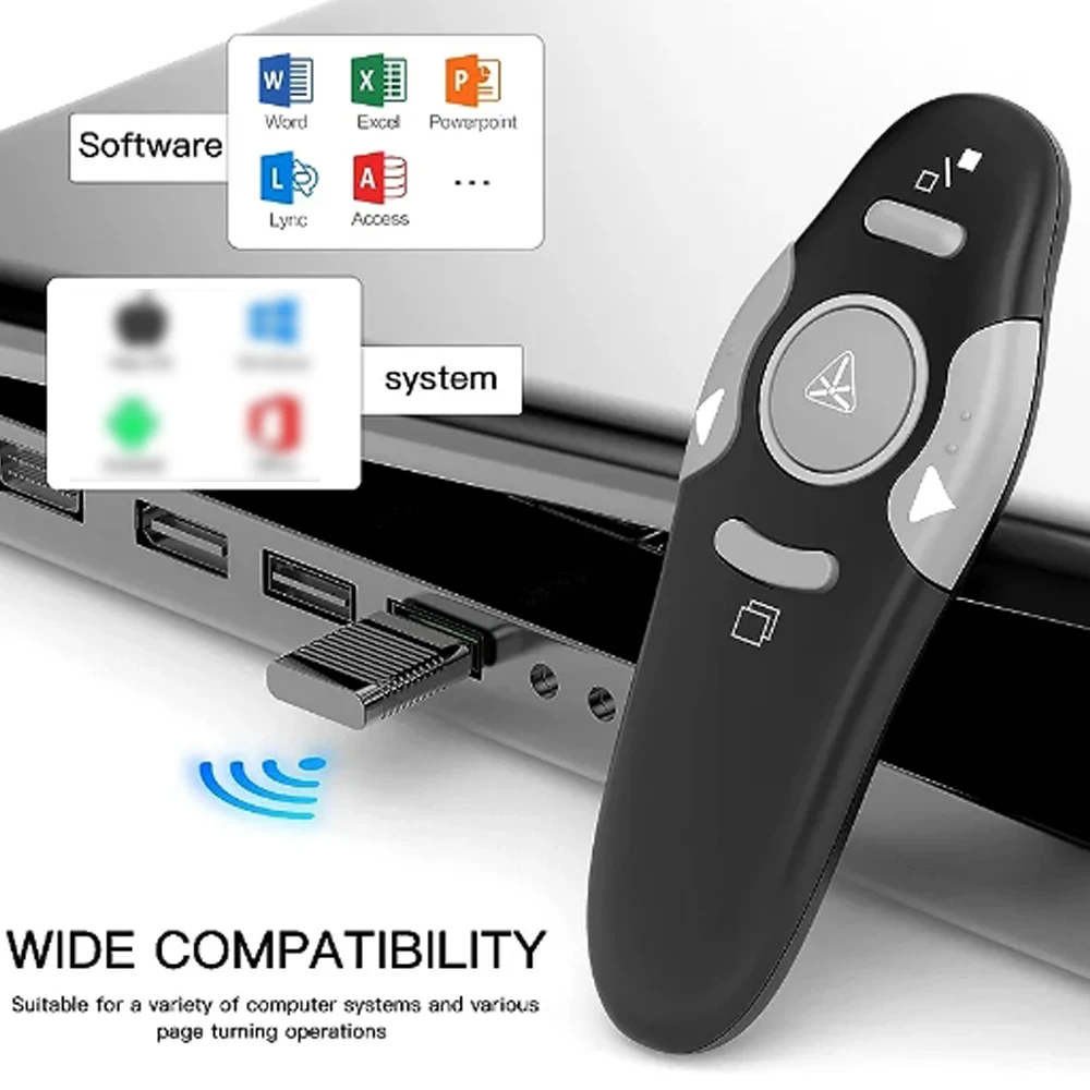 PC周辺機器 PowerPoint2016 教師用 2.4GHz ワイヤレス USB パワーポイント
