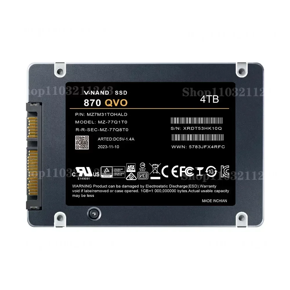 ָ Ʈ ũ HDD ϵ ̺, Ʈ ǻ PS5 2024,  870EVO SSD, 4TB, 2TB, 500GB, 1TB, 8TB, SATA3, 2.5 ġ