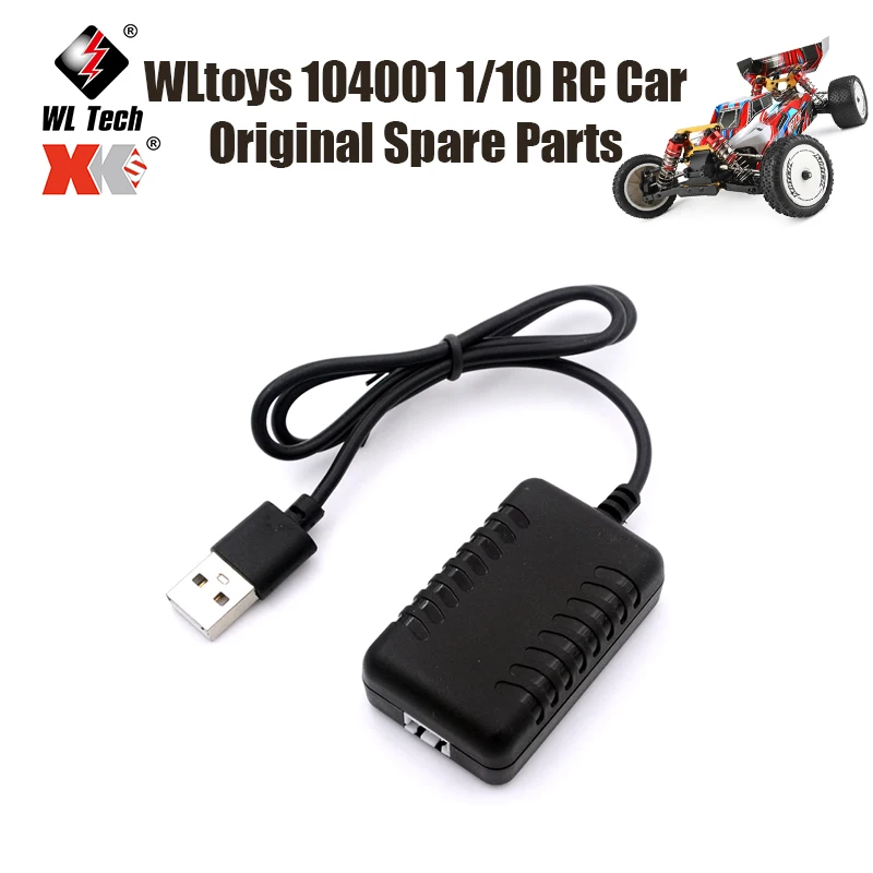 

WLtoys 104001 1/10 RC Car Original Spare Parts 144001 124019 124017 016 USB-1-1374 Original Charger