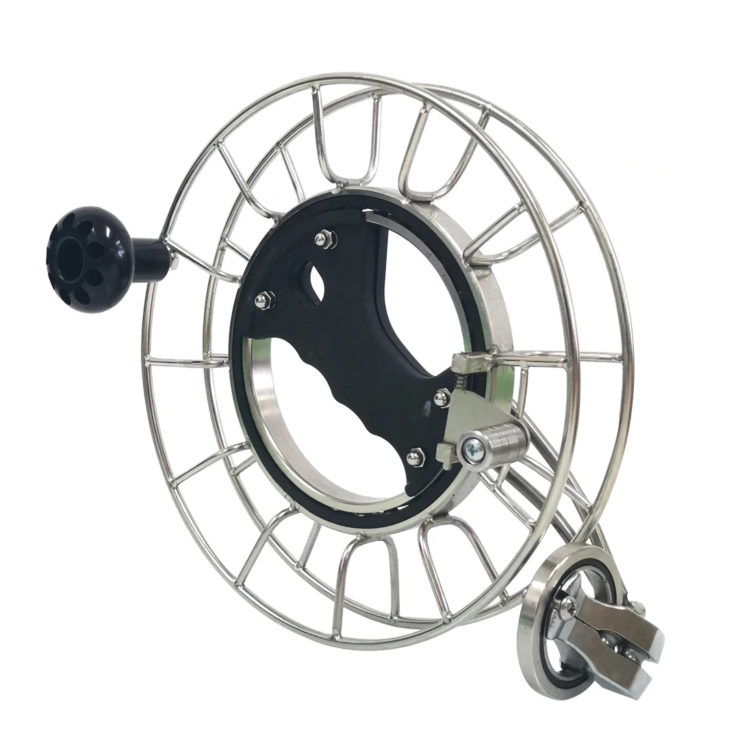 9KM Silent Bearing Kite Reel Winder 24cm 26cm Adult Outdoor Lockable Kite Handle Flying Sports Tools Stainless Steel 2