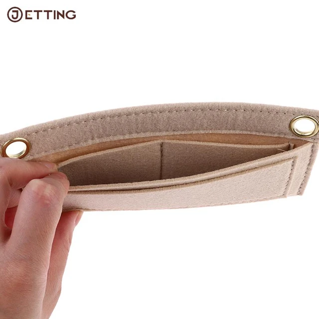 Felt organizer handbag Kirigami insert with Golden chain Crossbody bag Kirigami  Pochette Envelope Bag Insert Organizer - AliExpress