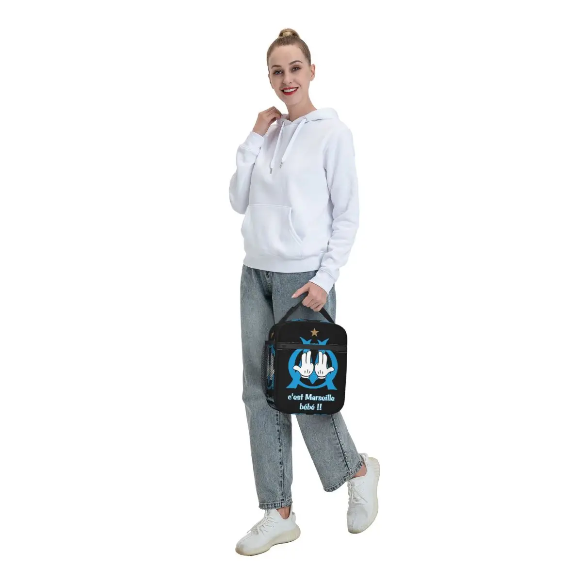 C'est Rapper OM Insulated Lunch Bags High Capacity JUL Lunch Container Thermal Bag Tote Box Office Travel Men Women