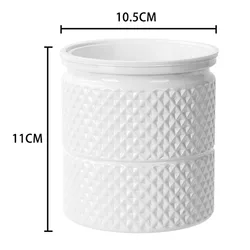 Self - Watering Modern Decorative Planter Pot for Tabletop and Home Decor (Lavender)