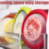 Avocado Storage Organizer, Silicone Fruit Storage Box, Fruit and Vegetable Antioxidant Storage Box, Reusable Avocado Storage 2