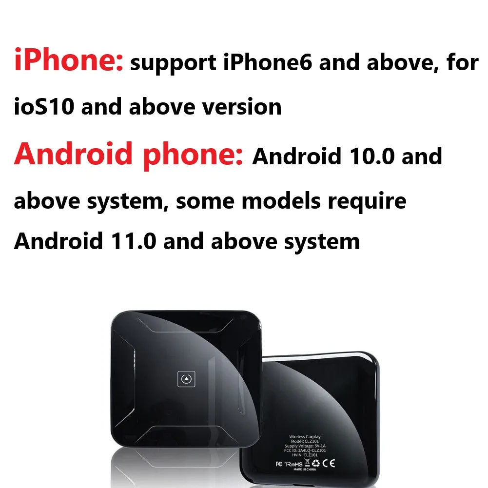 2023 New CarPlay Ai Box For Android Iphone Wireless Car Play Android Auto Adapter 5G LTE SIM Wifi Connect Streaming Box TV