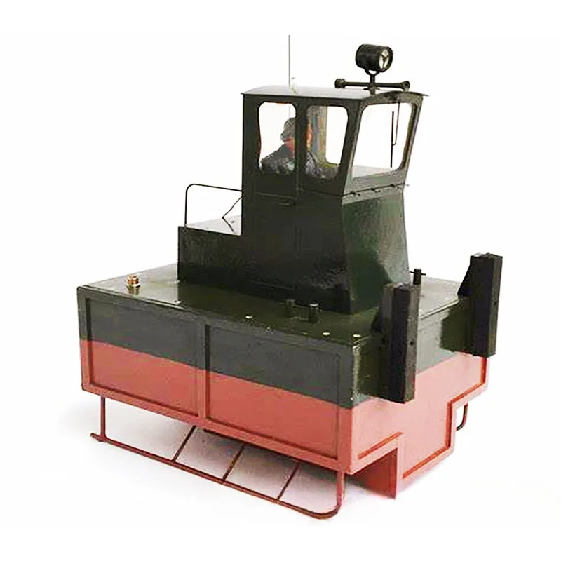 Wooden Box Rescue Boat Model Remote Control Tugboat DIY Handmade Ship Model Kit RC Tugboat Model Toy Gift Kit