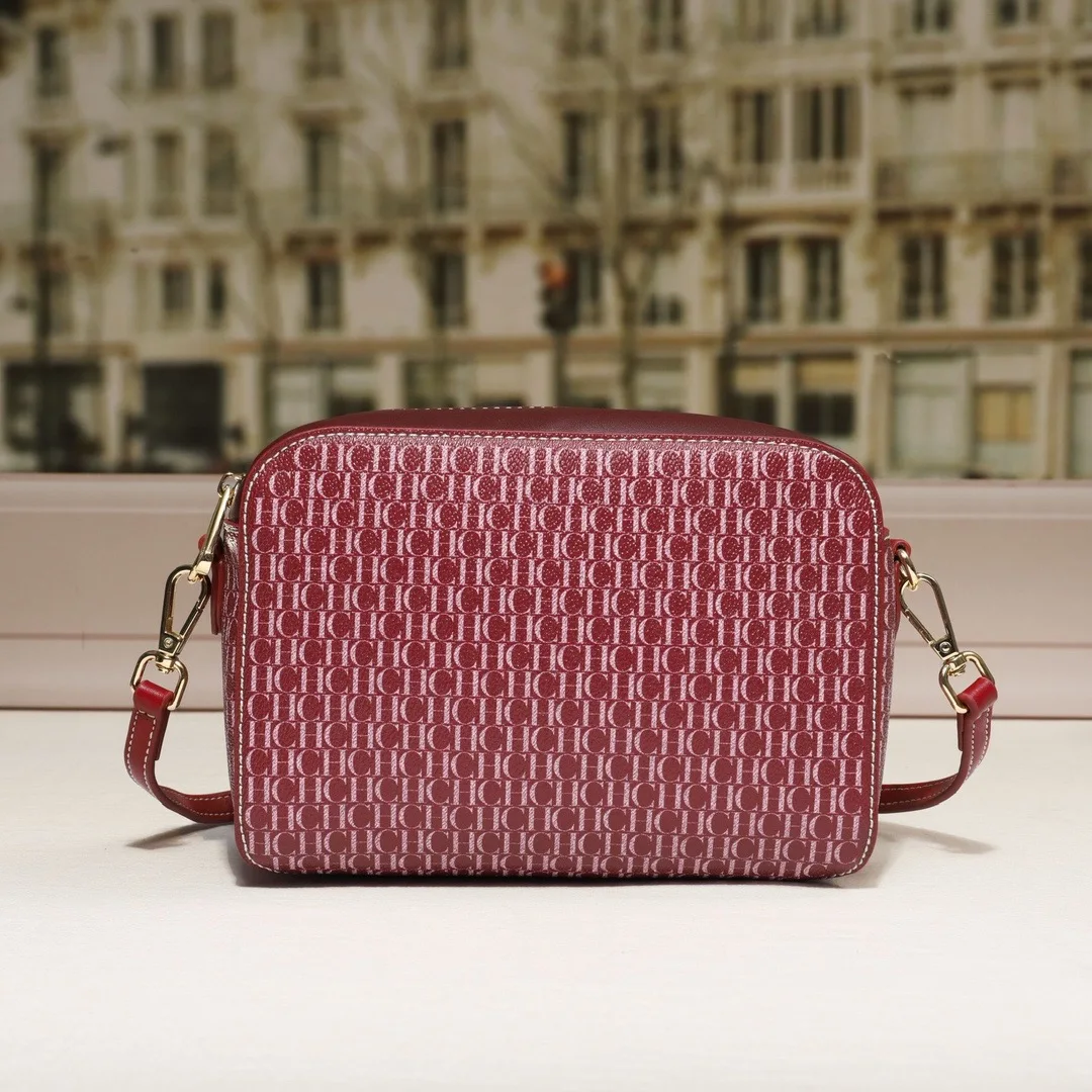 CILMI HARVILL CHHC 2022 Hot Selling Women's Square Bag Small Portable Leather Material Multicolor Choice Metal Zipper High-end