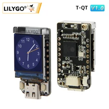 LILYGO® T-QT V1.0 ESP32-S3 GC9107 0.85 Inch LCD Display Module Development Board WIFI Bluetooth Full Color IPS 128*128 Screen