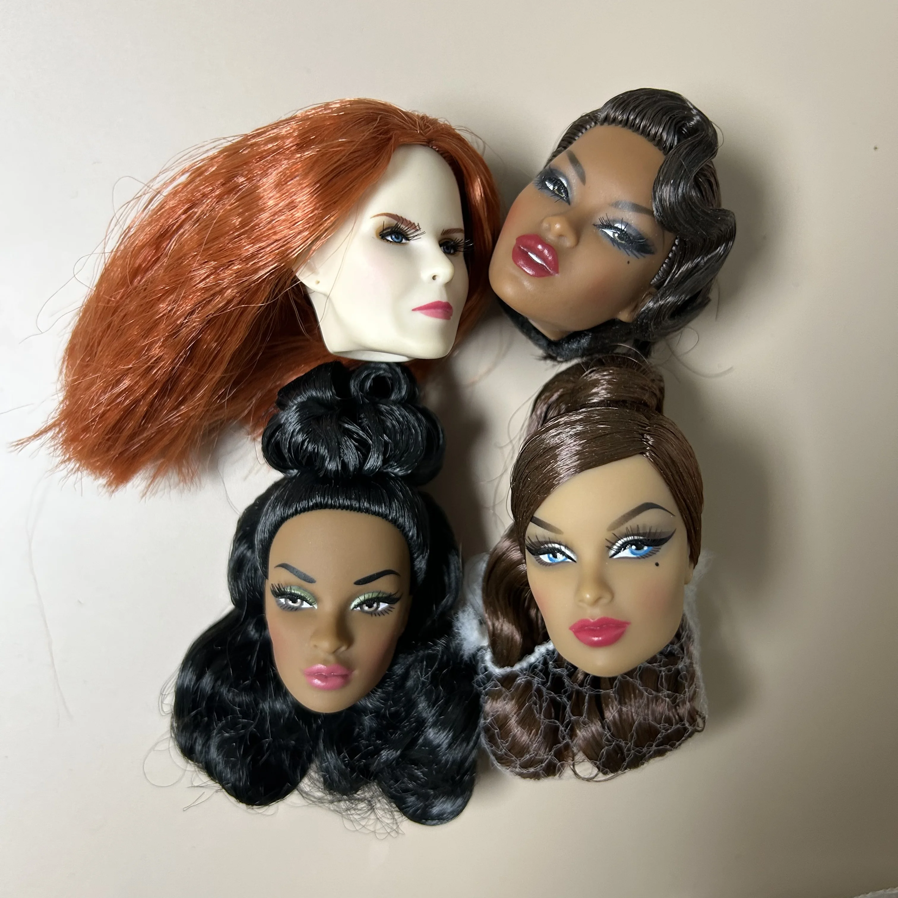 

Original Collection Rare Doll Head FR Doll Heads Makeup Head Quality Doll Head Girl Dressing DIY Toy Parts