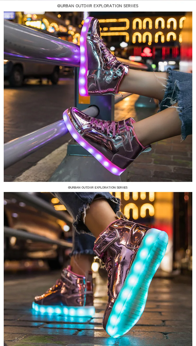 Luminous LED Light For Adults Men Women Children Boys And Girls Luminescent Sports Shoes Sizes 25-47_voghion.com