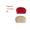 For Alma BB bag Insert Organizer Makeup Small Handbag Organize Inner Purse Portable Cosmetic bing Shell bag organizer Christmas 1