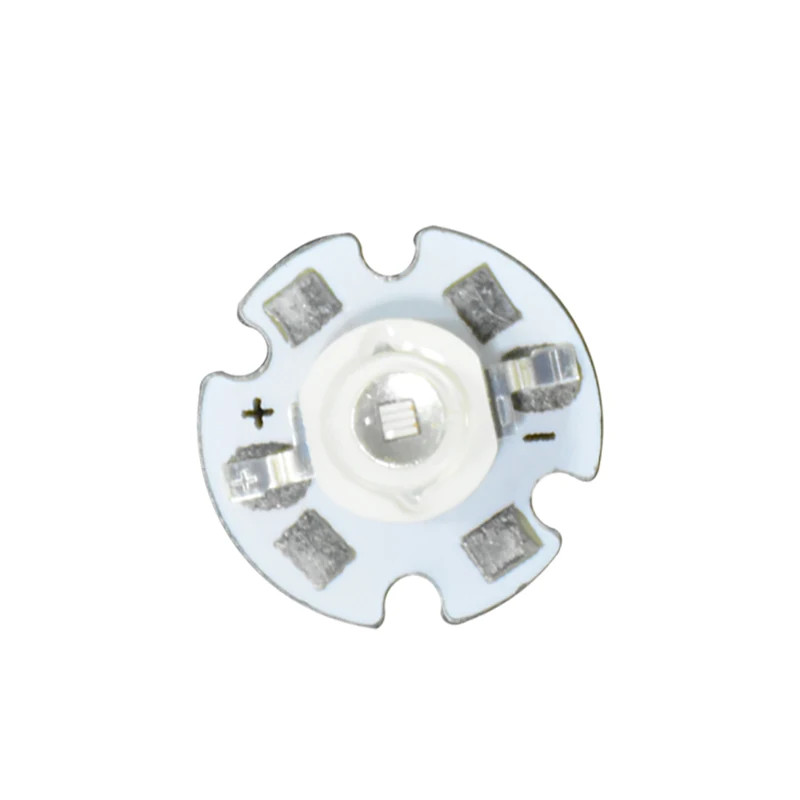 5PCS 16mm Aluminum High Power 365nm 3W UV Purple LED 385nm Ultraviolet Bulbs Lamp Chips 395nm 405nm Gel Curing Light uv curing lamp