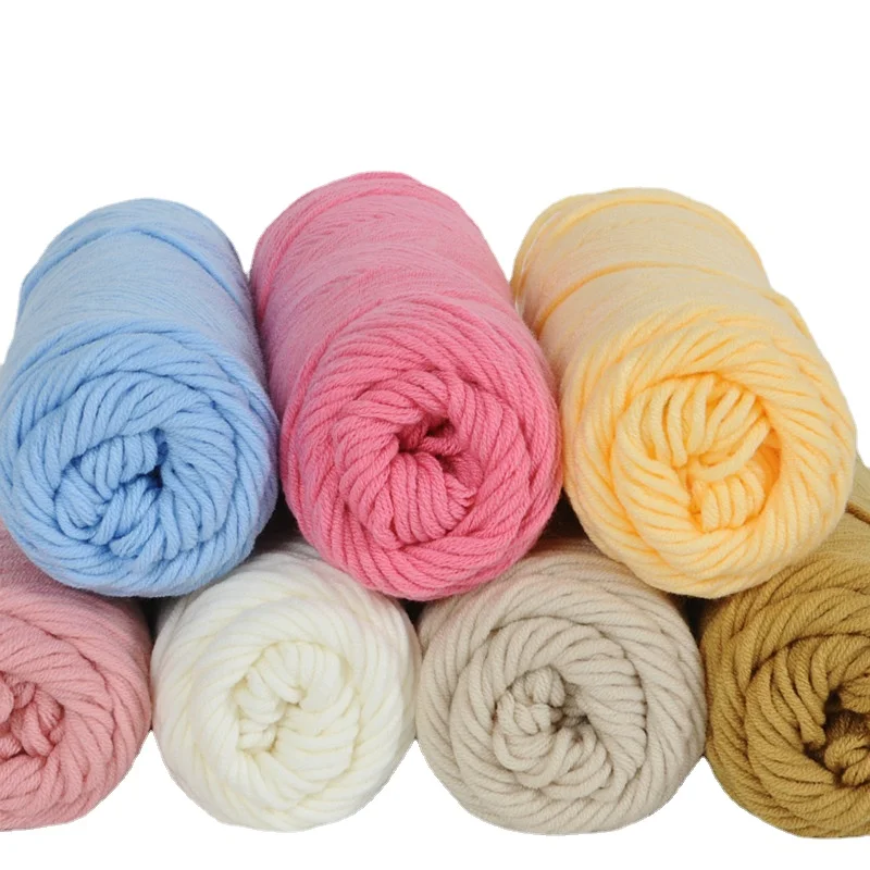 

100 gram High Quality Cotton yarn knitting yarn for baby skin friendly Anti-Pilling