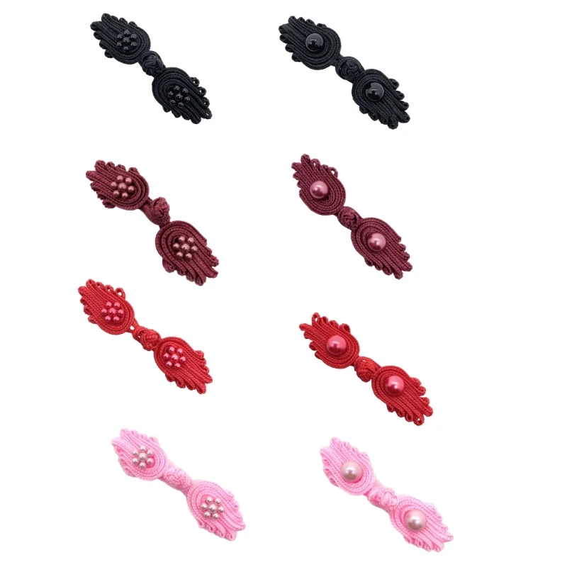 

652F Multiple Color Cabbage Bubble Bead Kids Qipao Button Convenient and Quick Dressing Experience for Fashion Enthusiasts