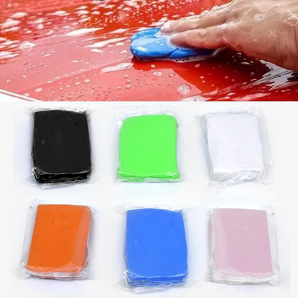 Car Clay Bar Vehicle Washing Cleaning Tools 100g Blue Cleaner Auto Care Washer Sludge Mud Remove Handheld Detailing Accessories