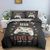 Game Bedding Set Soft Duvet Cover Set Comfoter Bedding Quilt Cover With Pillowcase Kids Bedding Set Queen King Size 2