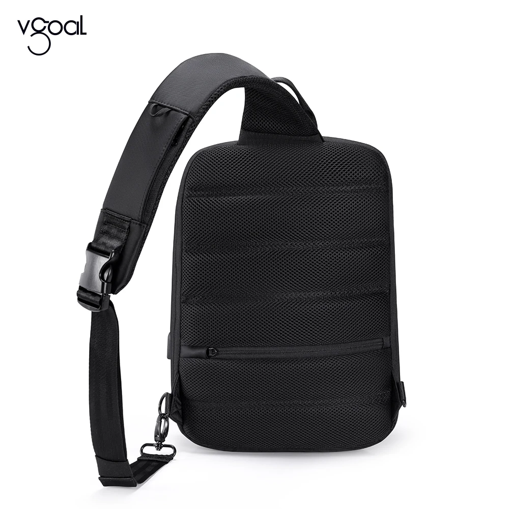 Vgoal Single Shoulder Backpack Men Small Backpack Waterproof Laptop 14 inch Mini School Bags for Boys