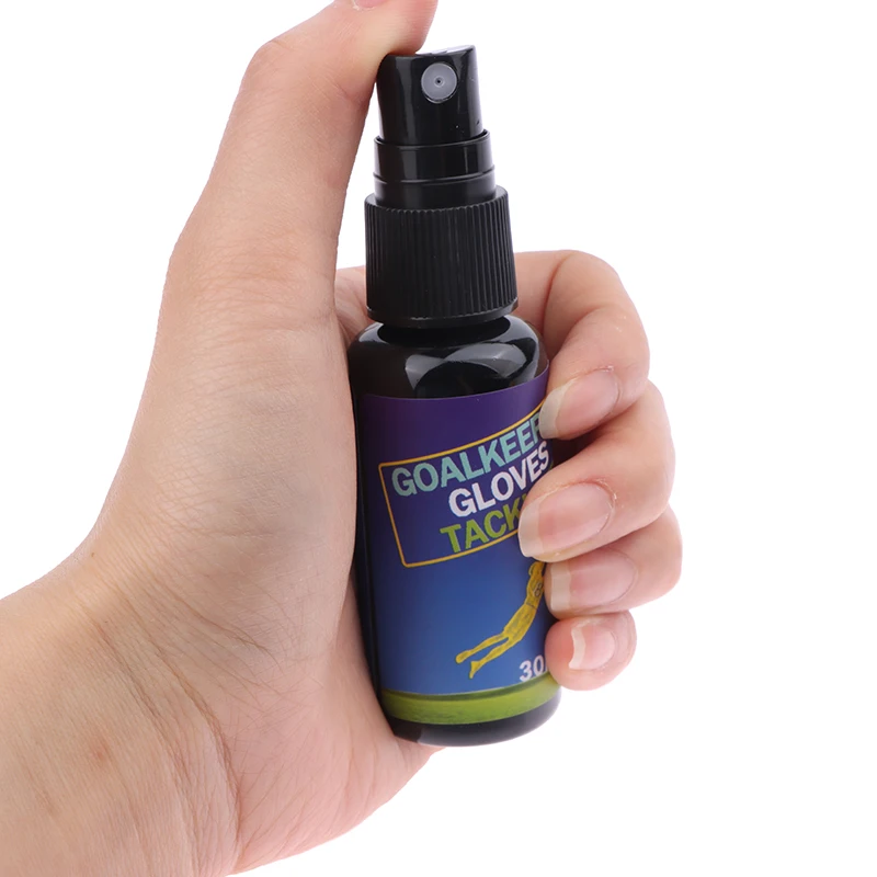 Football grip spray Goalkeeper Gloves Glue Sticky Football Soccer Goalkeeper Formula Bottle Tackifier Cleaning Agent Sticky Anti-slip Mucilage Latex