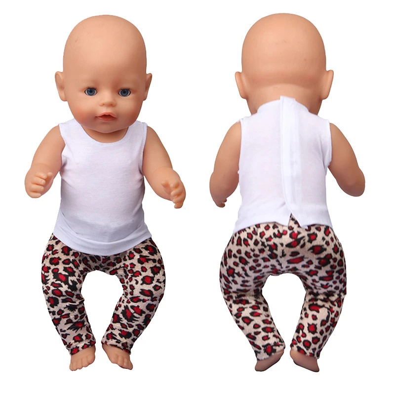 Baby Born 43 cm Clothes 17 Inch Doll Outfits Fashion Leggings Suit Handmade Girl Clothes for Doll Accessories DIY Toys Gifts barbie doll clothes,doll clothes accessories,doll clothes,doll accessories