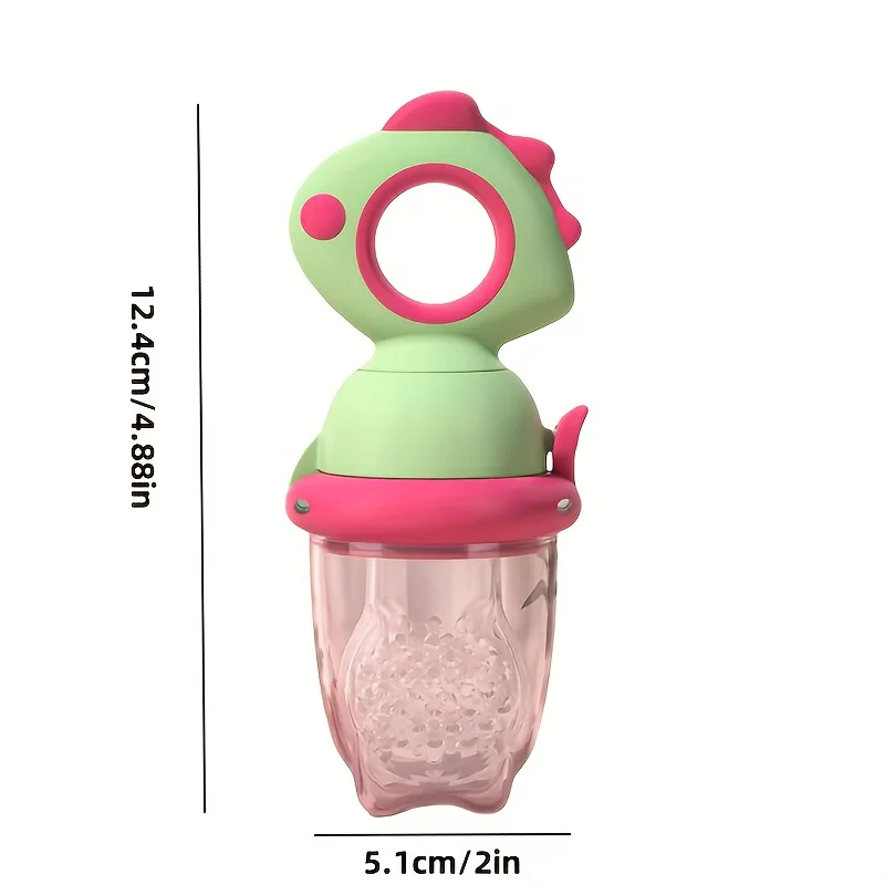 Cute animal baby food pacifier 3