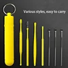 Ear Cleaner Wax Pickers Earpick Wax Remover Curette Ear Pick Cleaner Kit Spoon Care Ear Clean Tool 3
