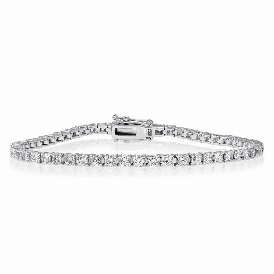 Diamond Tennis Bracelet 14K White Gold / 2.0 CTW / 6.5