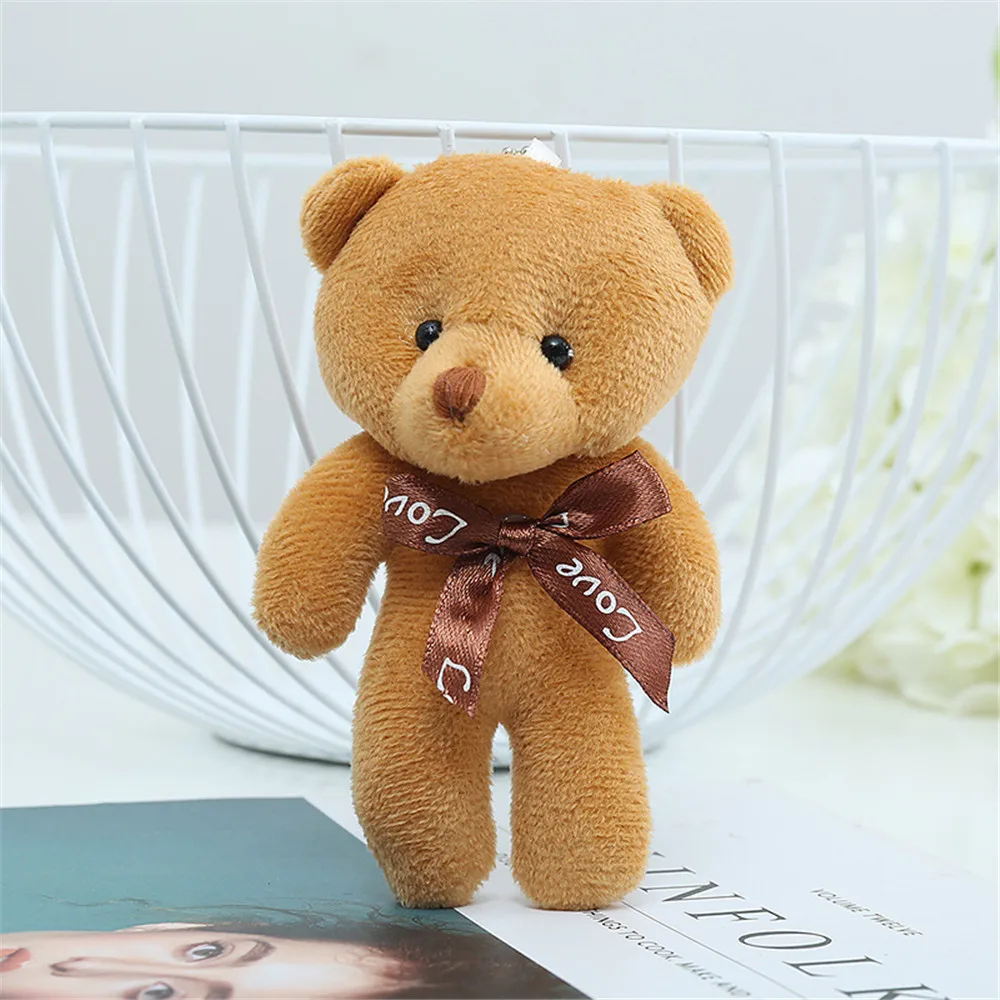 Source 2020 Wholesale Cute Mini Teddy Bear Plush Baby Toy Doll Car Key Ring  Plush Keychain on m.