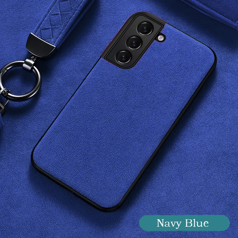 Luxury Case For Samsung Galaxy S24 S23 S22 S21 S20 S10 Plus Note 10 20 Ultra A32 A52 Leather Suede Fur Silicone Hard Back Cover