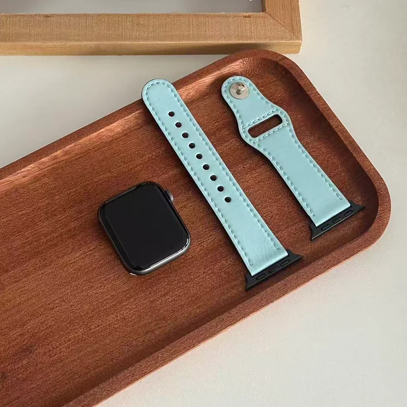 Premium Leather Strap for Smart Watches - Universal Fit Sport Bracelet