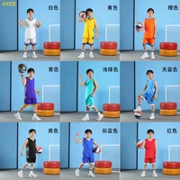 Maillot de basket-ball pour enfants, uniforme d'entraînement à séchage rapide, chemises, Kit de vêtements de Sport pour enfants, survêtement pour garçons et filles, vêtements de Sport 2