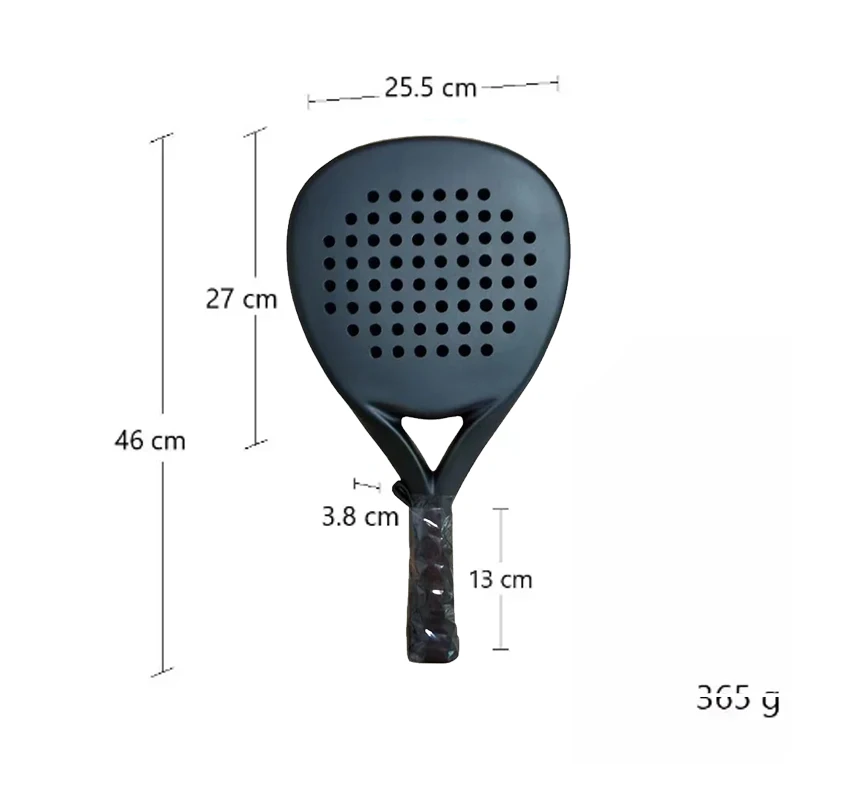 Professional Carbon Paddle Racket Soft EVA Face Tennis Raqueta With Padel Racket Bag For Men Women Training Accessories