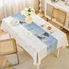 Rectangular dining tablecloths Circular tablecloths Oil- and water-resistant tablecloths Coffee tablecloths Kitchen decoration 3