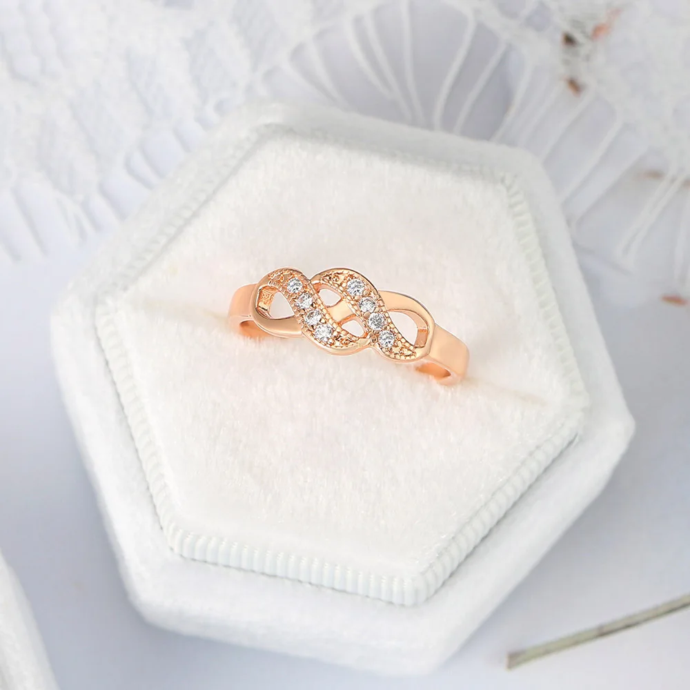 Ring For Women Simple Style Wave Shape Austrian Crystals Rose Gold Color Silver Color Fashion Jewelry ZYR334 ZYR226 gold color rings,gold color ring,finger ring,silver ring