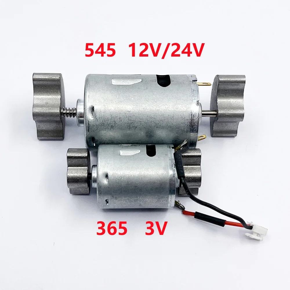 DC 12V/24V RS-545 Vibrator Motor DC 3V RS-365 Vibrator Motor Strong Vibration Dual Head for Massager/ Foot Basin/ Vacuum Cleaner