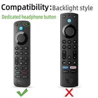 New Luminous Silicone TV Remote Protective Case For Amazon Fire TV 2022 Alexa Voice Remote Pro Glowing In The Dark 2