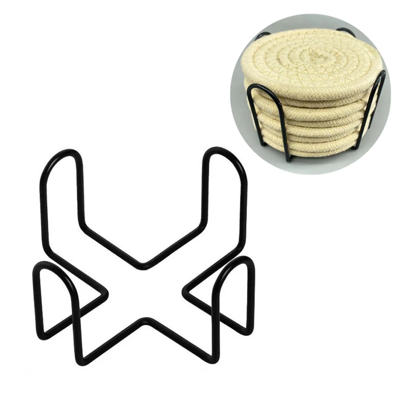 Coaster Holder Mat Storage Rack Silicone Table Mat Holder Tea Coffee