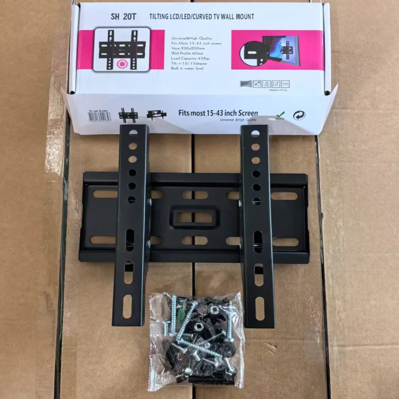 Suporte universal de montagem em parede para TV para a maioria das TVs de plasma LED de 26 a 65 polegadas até VESA 400x400mm e capacidade de carga de 110 LBS