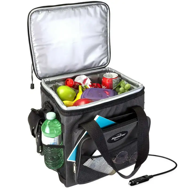 

Thermoelectric Iceless 12V Electric Cooler Bag 14 qt (13 L) Gray