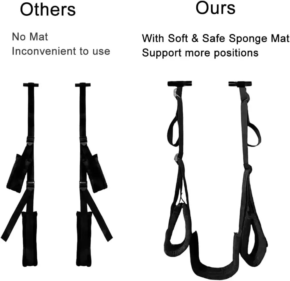 Door Sex Swing Sex Chair Couple Toys Adjustable Shoulder Strap Seat Hanging Adult Swing Sexual Stimulation Adult Products