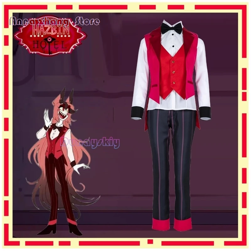 

Костюм для косплея аниме «хамбин», одежда, униформа для отеля, косплей, платье для представлений Элизабет, унисекс, униформа для косплея на Хэллоуин