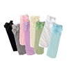 Girls Long Tube Lace Stockings Sweet Bow Jacquard Pattern Mesh Sock Baby Girl Ballet Fishing Net Frilly Socks Lolita Leggings 4