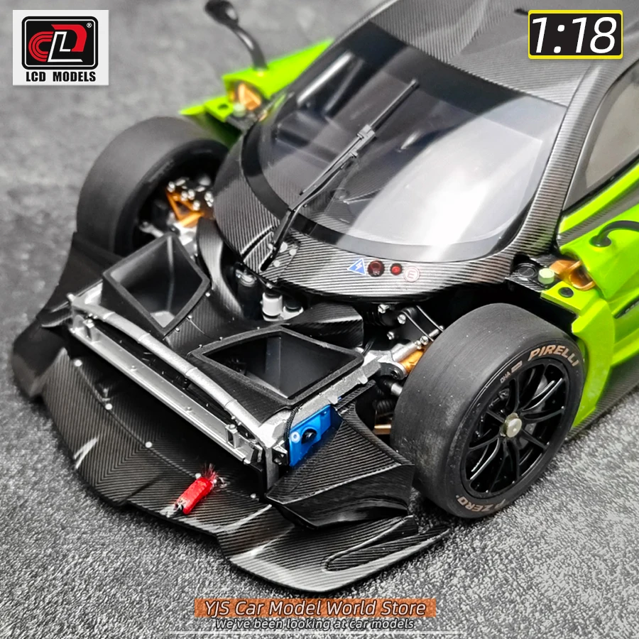 LCD Model 1/18 scale collection Pagani Huayra R Pearl white