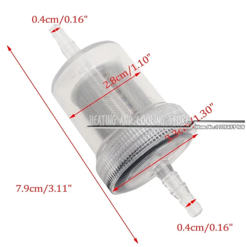 Webasto Eberspacher Diesel Heater Inline Fuel Filter Hose Clip Pipe Line Kit Replace Parking heater Fuel Tank Hose Clip Kits