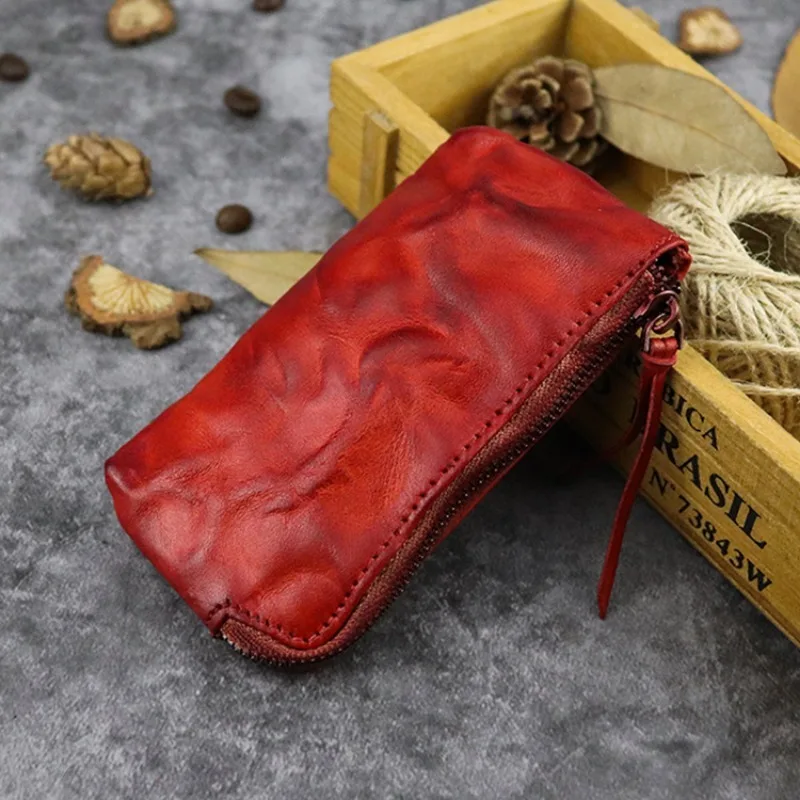 vintage-zero-wallet-genuine-leather-plant-tanned-leather-handmade-coloring-style-light-and-thin-texture-mini-zero-wallet