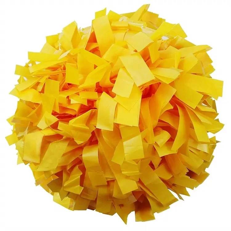 1piece,Dual-Head Baton Handle, Plastic Pom Pom, Color