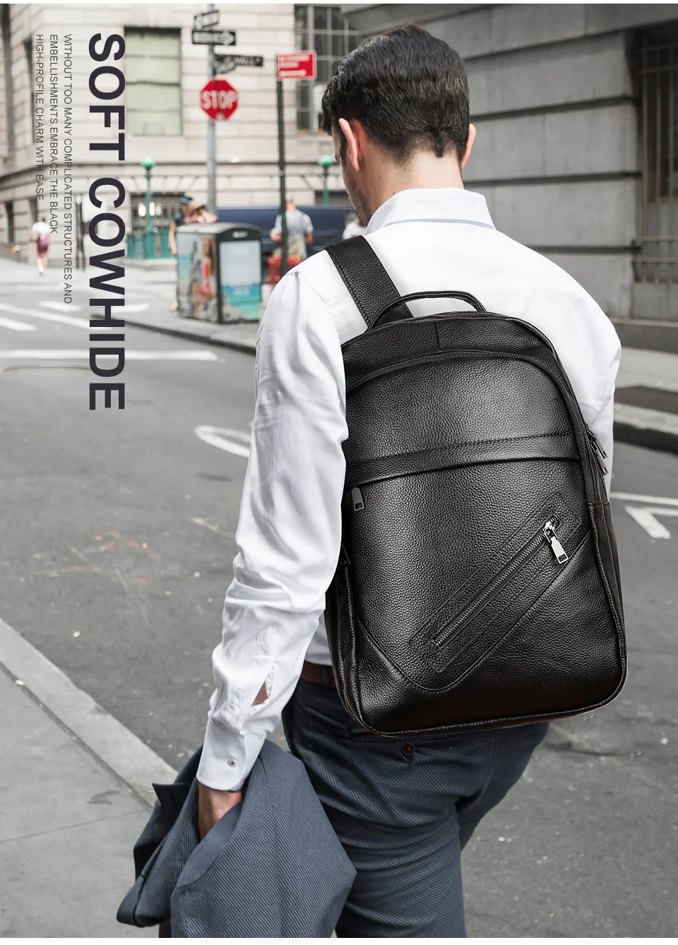 Tuerer Designer Rucksack Designer Leather Classic Rucksack Bag - The Backpack Shop UK