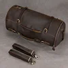 Male Backpack Genuine Leather Travel Bag For Man Cowhide Leather Travelling Bag Multifunctional Bagpack Sport Tactical Backpack 6