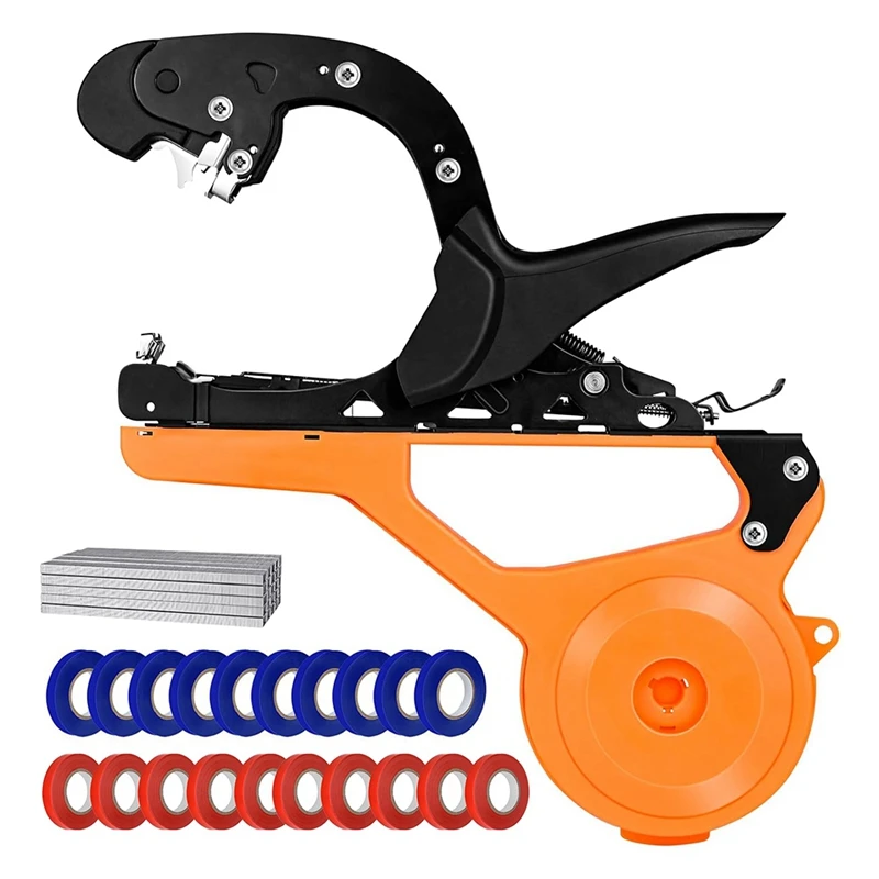 

Garden Plant Tying Machine - Includes Tapes And Staples, Light Weight Vine Tape Tool